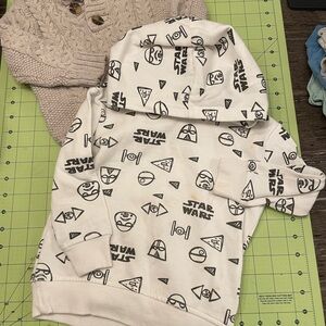 Cat & Jack and Star Wars White Hoodie